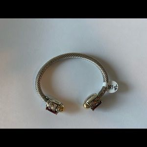 Bracelet 925 silver/ 14k Gold